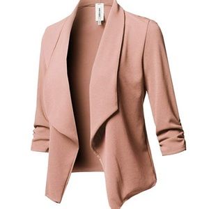 W Doublju 3/4 sleeve stretch Jacket.